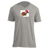 Unisex V Neck Poly-Rich Tee Thumbnail