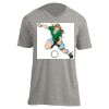 Unisex V Neck Poly-Rich Tee Thumbnail