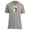 Unisex V Neck Poly-Rich Tee Thumbnail