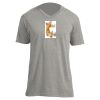 Unisex V Neck Poly-Rich Tee Thumbnail