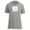 Unisex V Neck Poly-Rich Tee Thumbnail
