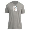 Unisex V Neck Poly-Rich Tee Thumbnail