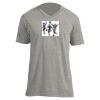 Unisex V Neck Poly-Rich Tee Thumbnail