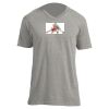 Unisex V Neck Poly-Rich Tee Thumbnail