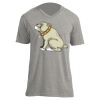Unisex V Neck Poly-Rich Tee Thumbnail