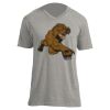 Unisex V Neck Poly-Rich Tee Thumbnail