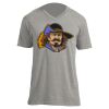 Unisex V Neck Poly-Rich Tee Thumbnail