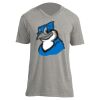 Unisex V Neck Poly-Rich Tee Thumbnail