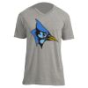 Unisex V Neck Poly-Rich Tee Thumbnail