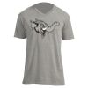 Unisex V Neck Poly-Rich Tee Thumbnail