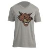 Unisex V Neck Poly-Rich Tee Thumbnail