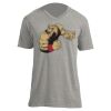 Unisex V Neck Poly-Rich Tee Thumbnail