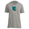 Unisex V Neck Poly-Rich Tee Thumbnail
