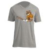 Unisex V Neck Poly-Rich Tee Thumbnail