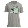 Unisex V Neck Poly-Rich Tee Thumbnail