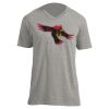 Unisex V Neck Poly-Rich Tee Thumbnail