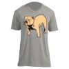 Unisex V Neck Poly-Rich Tee Thumbnail