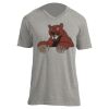 Unisex V Neck Poly-Rich Tee Thumbnail
