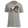 Unisex V Neck Poly-Rich Tee Thumbnail