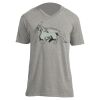 Unisex V Neck Poly-Rich Tee Thumbnail