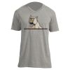 Unisex V Neck Poly-Rich Tee Thumbnail