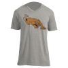 Unisex V Neck Poly-Rich Tee Thumbnail