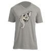 Unisex V Neck Poly-Rich Tee Thumbnail