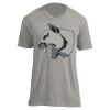 Unisex V Neck Poly-Rich Tee Thumbnail