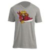 Unisex V Neck Poly-Rich Tee Thumbnail