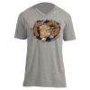 Unisex V Neck Poly-Rich Tee Thumbnail