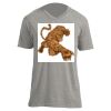 Unisex V Neck Poly-Rich Tee Thumbnail