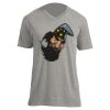 Unisex V Neck Poly-Rich Tee Thumbnail