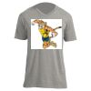 Unisex V Neck Poly-Rich Tee Thumbnail