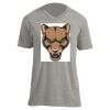 Unisex V Neck Poly-Rich Tee Thumbnail