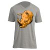 Unisex V Neck Poly-Rich Tee Thumbnail