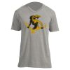 Unisex V Neck Poly-Rich Tee Thumbnail