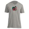 Unisex V Neck Poly-Rich Tee Thumbnail