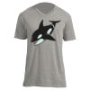 Unisex V Neck Poly-Rich Tee Thumbnail