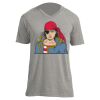 Unisex V Neck Poly-Rich Tee Thumbnail