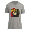 Unisex V Neck Poly-Rich Tee Thumbnail