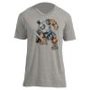 Unisex V Neck Poly-Rich Tee Thumbnail