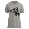 Unisex V Neck Poly-Rich Tee Thumbnail