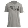 Unisex V Neck Poly-Rich Tee Thumbnail