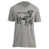 Unisex V Neck Poly-Rich Tee Thumbnail