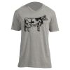 Unisex V Neck Poly-Rich Tee Thumbnail