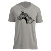 Unisex V Neck Poly-Rich Tee Thumbnail