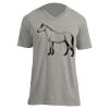 Unisex V Neck Poly-Rich Tee Thumbnail