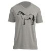 Unisex V Neck Poly-Rich Tee Thumbnail
