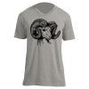 Unisex V Neck Poly-Rich Tee Thumbnail