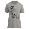 Unisex V Neck Poly-Rich Tee Thumbnail